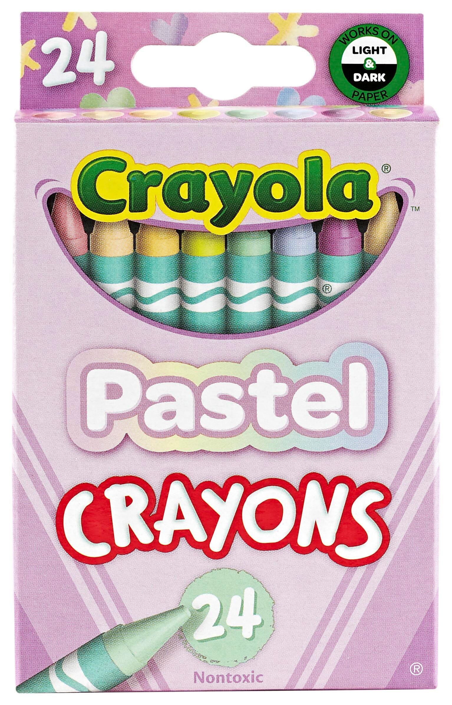 Crayola Pastel Crayons, Assorted Colors, Set of 24 | School Specialty